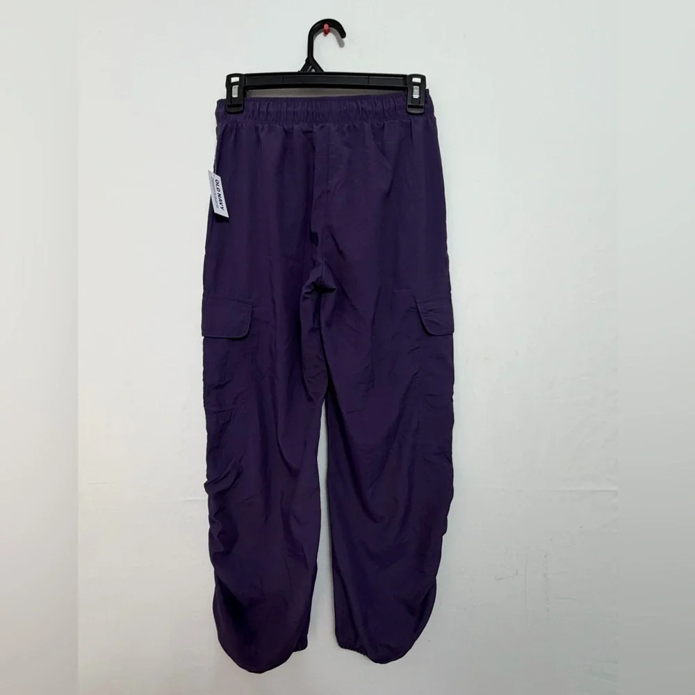 Old Navy High-Rise Jogger Pants Girls Size L (10–12) Purple NWT(A297)✨